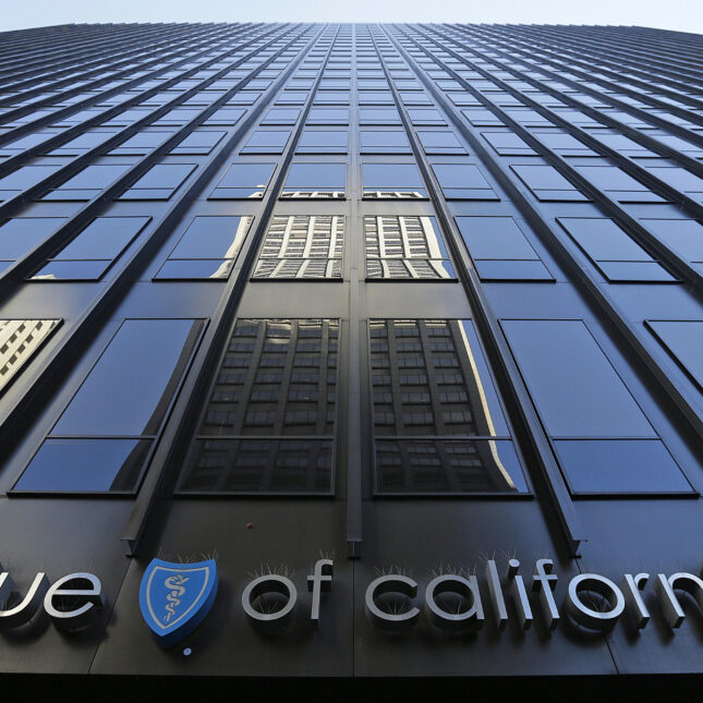 The Blue Shield of California headquarters building is seen in San Francisco – health care policy from STAT